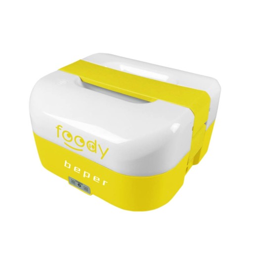Cutie electrica petru incalzirea pranzului Lunch Box BC.160A, Beper, 35 W, 1.6 L, alb/galben