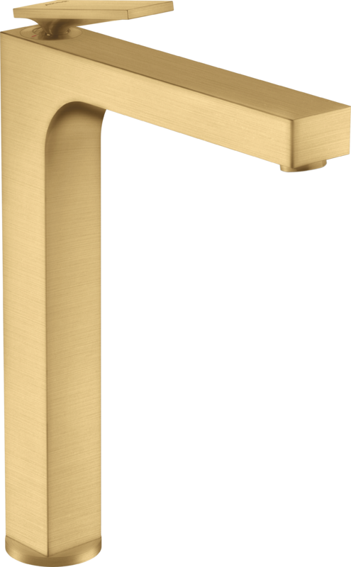 Baterie lavoar Axor Citterio 280 EcoSmart pentru lavoare tip bol  ventil fix  brushed gold