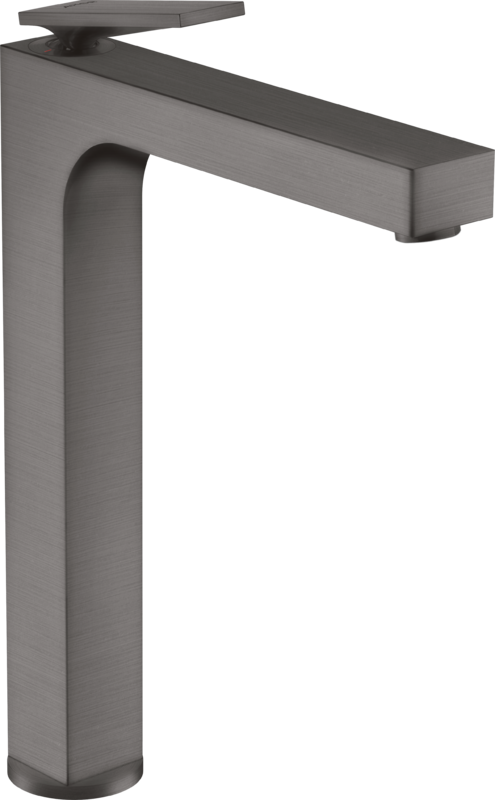 Baterie lavoar Axor Citterio 280 EcoSmart pentru lavoare tip bol  ventil fix  brushed black