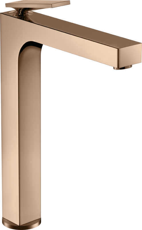 Baterie lavoar Axor Citterio 280 EcoSmart pentru lavoare tip bol  ventil fix  red-gold