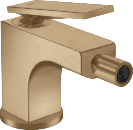 Baterie bideu Axor Citterio  ventil pop-up  brushed bronze