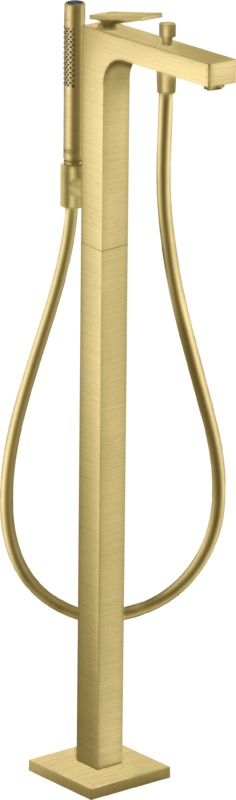 Baterie cada cu montaj pe pardoseala Axor Citterio  necesita corp incastrat  brushed brass