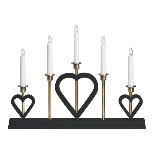 Decorațiune luminoasă de Crăciun neagră Melissa – Markslöjd