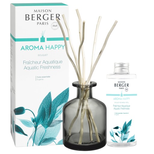 Difuzor parfum camera Maison Berger Aroma new Happy Fraicheur Aquatique 180ml