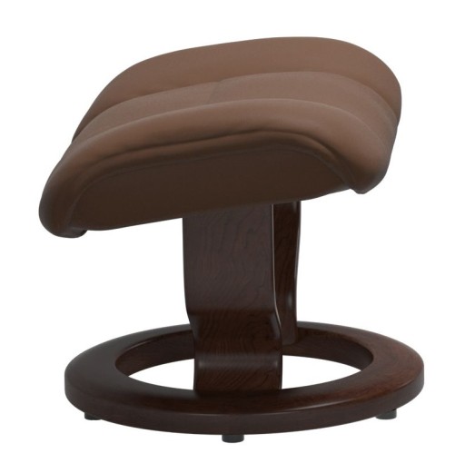 Taburet Stressless Ruby M Classic  baza Brown stain  tapiterie piele Batick Warm Brown