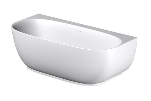 Cada freestanding Riho Phatos 170x80cm  montare la perete  alb lucios