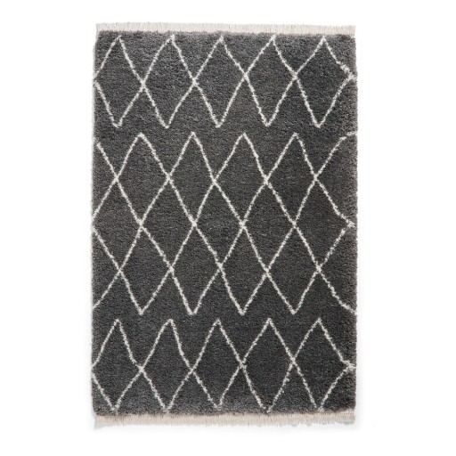 Covor gri închis 120x170 cm Boho – Think Rugs