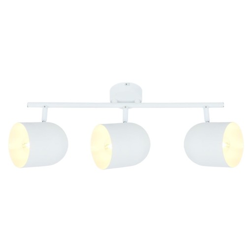 Plafonieră albă cu abajur din metal 55x10 cm Azuro – Candellux Lighting