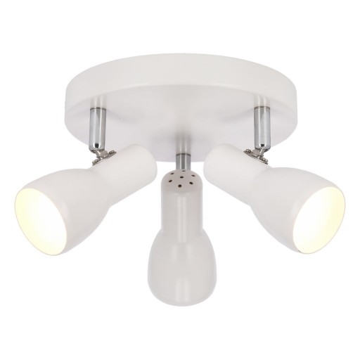 Plafonieră albă cu abajur din metal 29x29 cm Picardo – Candellux Lighting