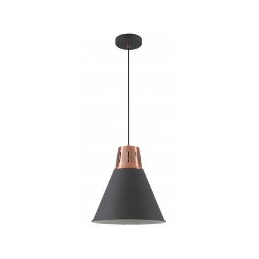 Lustră neagră cu abajur din metal ø 32 cm Gianni L – GTV