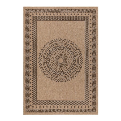 Covor de exterior negru/în culoare naturală 80x150 cm Dhaka – Ayyildiz Carpets