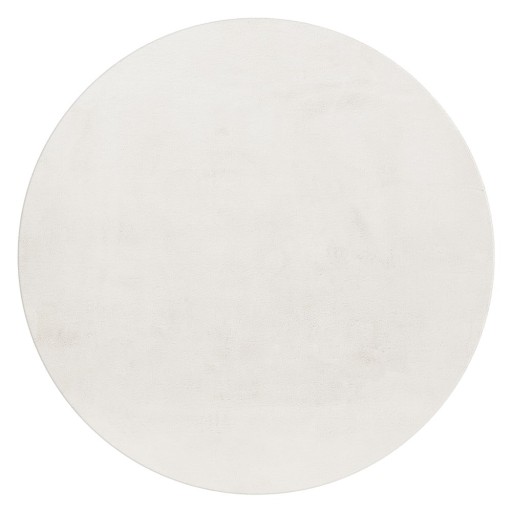 Covor crem lavabil rotund ø 120 cm Pouffy – Ayyildiz Carpets