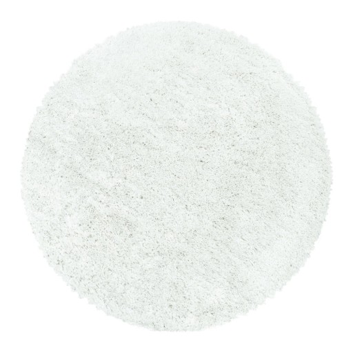 Covor alb rotund ø 200 cm Fluffy – Ayyildiz Carpets