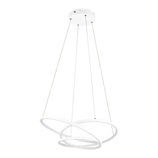 Lustră albă LED cu intensitate reglabilă Darvin – Trio