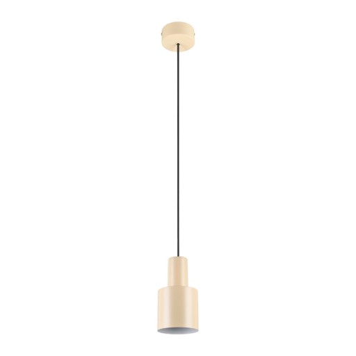 Lustră galbenă cu abajur din metal ø 12 cm Agudo – Trio