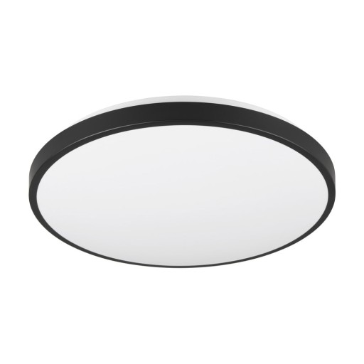 Plafonieră neagră-albă LED ø 38 cm Loody – Trio