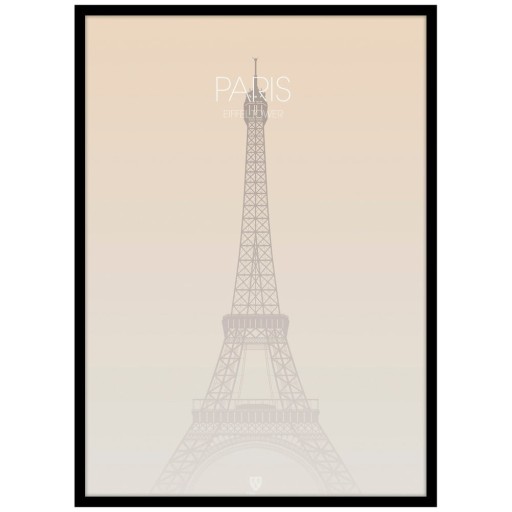 Tablou 50x70 cm Paris Eiffel Tower – Malerifabrikken