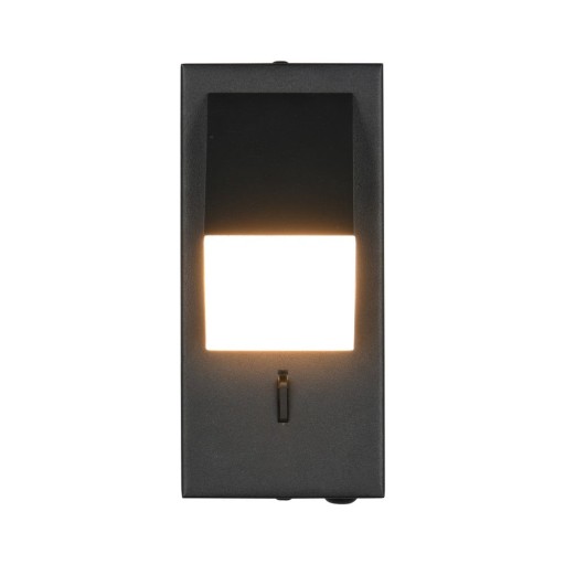 Aplică de perete negru-mat LED Raglan – Trio