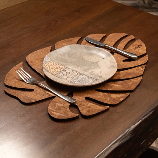 Set suporturi pentru farfurie, Payna, 790PYN1162, Lemn , Produs lucrat manual, Maro