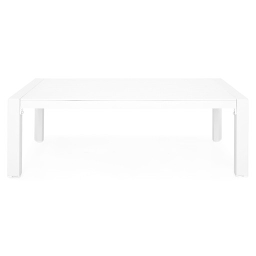 Masuta pentru gradina/terasa Matzo, 120x70x40 cm, aluminiu, alb