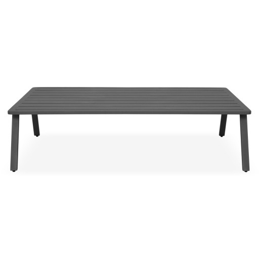 Masuta dreptunghiulara pentuu gradina/terasa Dandy, 120x61.5x32.5 cm, aluminiu, antracit