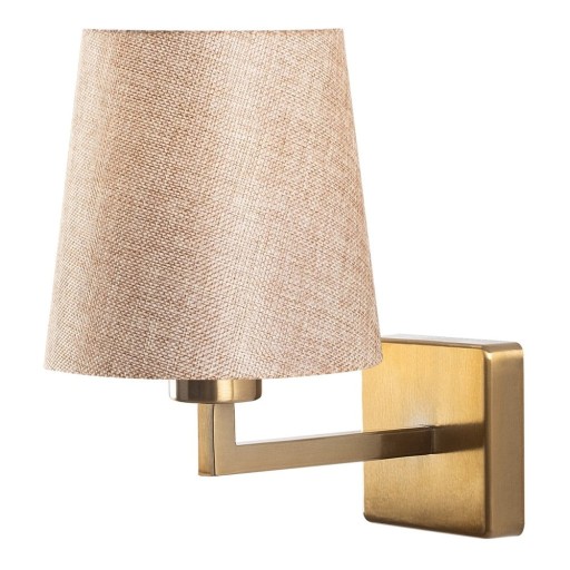 Aplică de perete bej/aurie ø 18 cm Profil – Opviq lights