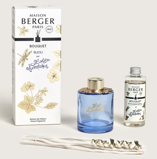 Difuzor parfum camera Maison Berger Lolita Lempicka Bijou Blue cu parfum 100ml