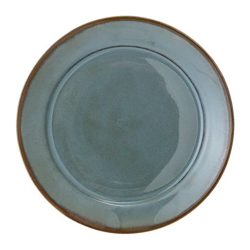 Farfurie de desert din gresie ceramică Bloomingville Pixie, ø 20 cm, verde-maro
