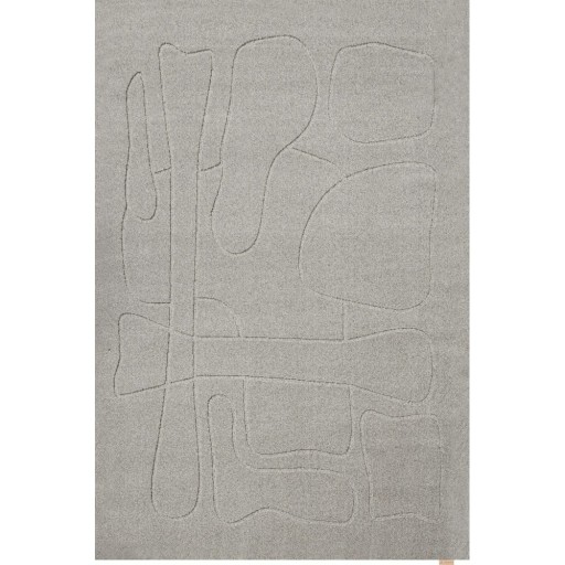 Covor gri din lână 200x300 cm Morphic – Agnella