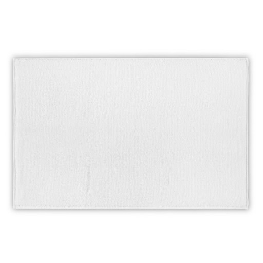 Covoras de baie, L&#039;appartement , Fancy, 50x79 cm, 65% Bumbac/35% Lyocell, Alb