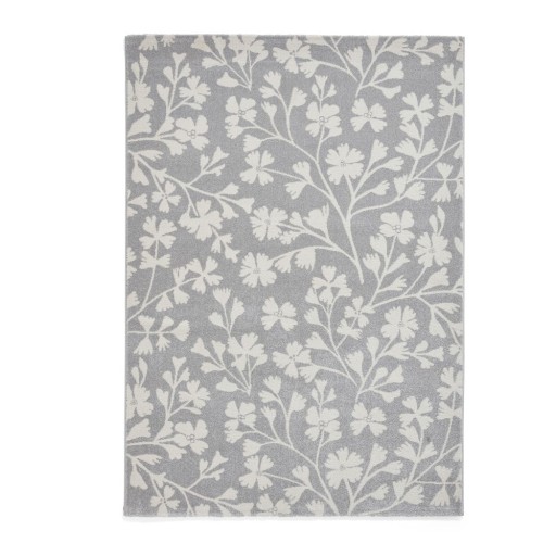 Covor gri 80x150 cm Grace Floral – Catherine Lansfield