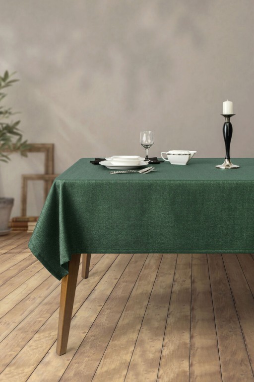 Fata de masa, DC Home - Kitchen, 198DCH1164, Poliester , 150x250 cm, Nuc / Verde