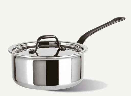 Cratita cu coada si capac Sambonet Home Chef  inductie  d16cm  1.4 litri  inox