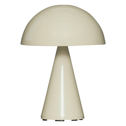 Veioză crem LED cu intensitate reglabilă (înălțime 20 cm) Mush – Hübsch