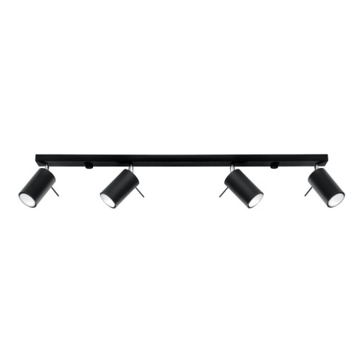 Lustră Nice Lamps Etna 4L, negru