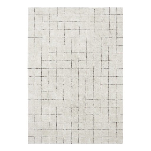 Covor crem lavabil/țesut manual din bumbac 170x240 cm Mosaic – Lorena Canals