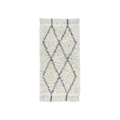 Covor crem lavabil/țesut manual din lână 80x140 cm Berber Soul – Lorena Canals