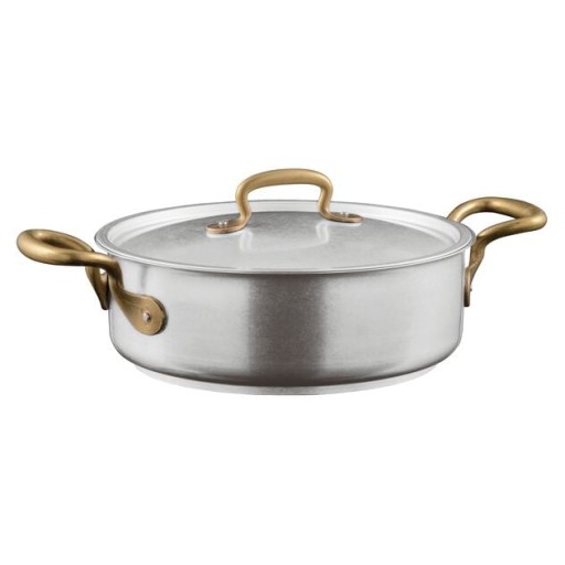 Cratita cu capac Sambonet 1965 Vintage  inductie  d20cm  2.5 litri  inox vintage
