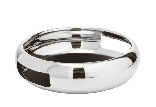 Bol Sambonet Sphera 24cm  manere laterale  inox placat cu argint