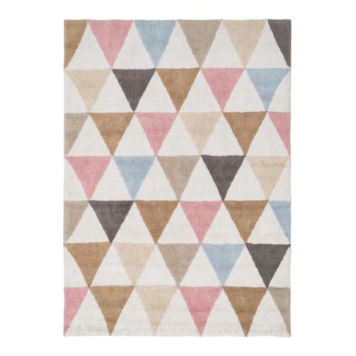 Covor lavabil din bumbac 120x160 cm Geometric – Ixia