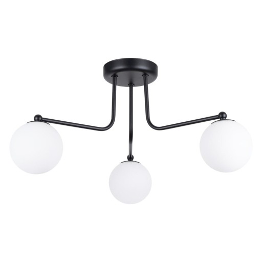 Plafonieră neagră-albă Beam – Nice Lamps