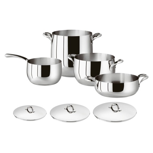 Set oale Sambonet Kikka  7 piese  inductie  inox