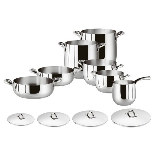 Set oale Sambonet Kikka  11 piese  inductie  inox