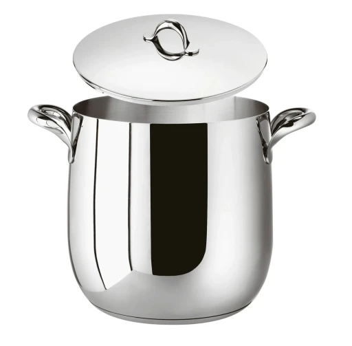 Oala inalta cu capac Sambonet Kikka  d16cm  4 litri  inductie  inox