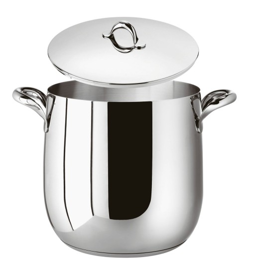 Oala inalta cu capac Sambonet Kikka  d20cm  6.3 litri  inductie  inox