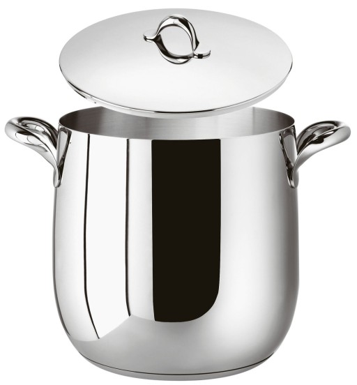 Oala inalta cu capac Sambonet Kikka  d24cm  11 litri  inductie  inox