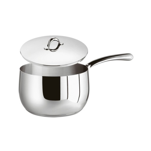 Cratita cu coada si capac Sambonet Kikka  d12cm  0.8 litri  inductie  inox
