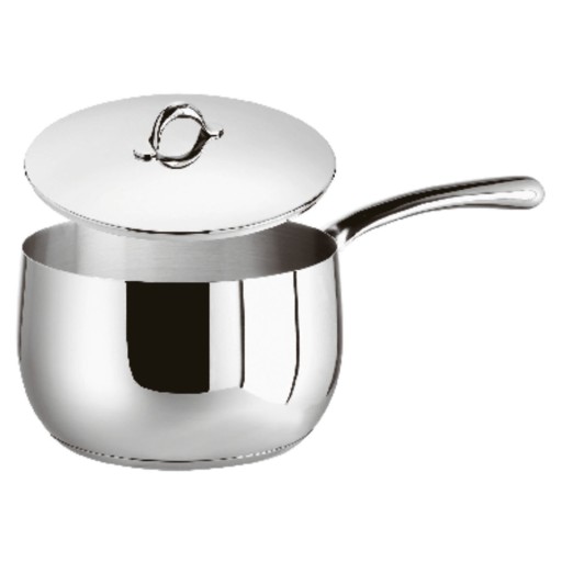 Cratita cu coada si capac Sambonet Kikka  d16cm  2.3 litri  inductie  inox