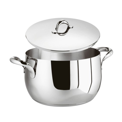 Oala cu capac Sambonet Kikka  d24cm  6.5 litri  inductie  inox