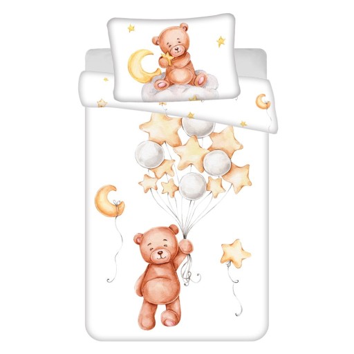 Lenjerie de pat pentru copii din bumbac pentru pătuț 100x135 cm Medvídek "Cute" – Jerry Fabrics